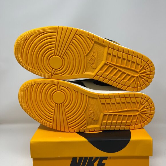 Nike Air Jordan 1 Retro High OG Taxi Yellow Toe Black Men's Sizes - Picture 8 of 8